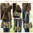 thumbnail image 4 of FORMRS Womens Shoulder Bag with Chain Strap Clutch Purse Cute Tote Handbag, Yellow Geometric, 4 of 7