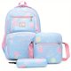 thumbnail image 1 of 3pcs Juego De Bolsas Con Patrón Kawaii Mochila Escolar Preppy Con Bolsa Cruzada Y Estuche Para Lápices Para Estudiantes, 1 of 4