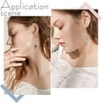 thumbnail image 6 of 1box 60pcs 45mm 2 colors Surgical Stainless Steel Beading Hoop Earrings Finding Wine Glass Hoop Earring Rings Hypoallergenic Round Shape Earrings for Jewelry Making Craft, 6 of 9