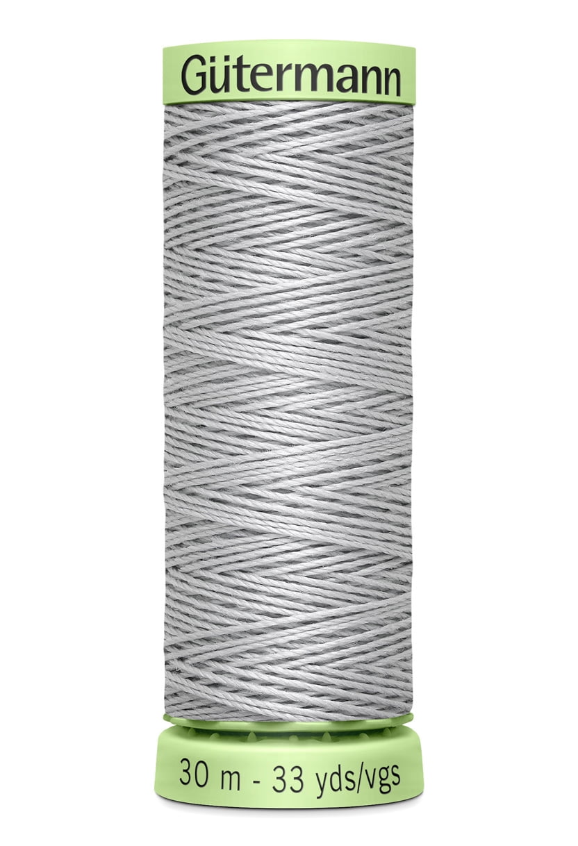 Gutermann Top Stitch Heavy-Duty Misty Grey Thread, 33 yd
