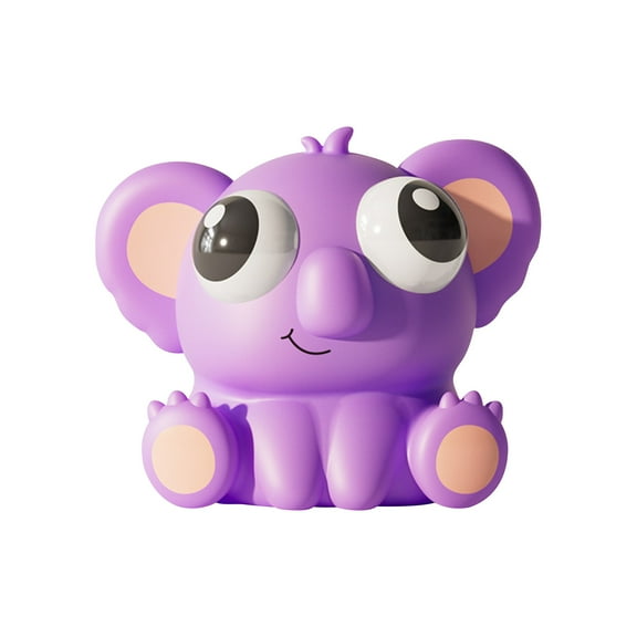 Pop-Eye Animal Squishy for Adults, Soft TPR Silicone Tactile Gadget, Dinosaur Rabbit Insect Squeeze Accessory, Slow Rebound Desktop Decor, Portable Hand Sensory Office Tool Multi Styles