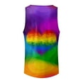 thumbnail image 5 of ZRBYWB Men's Tank Top Male Summer Festival Carnival Tank Tops Colorful Themed Sleeveless Top Comfort, 5 of 5