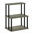 thumbnail image 2 of Furinno Turn-N-Tube 3-Tier Toolless Multipurpose Printer Stand Display Storage Shelf, French Oak Grey/Black, 2 of 6
