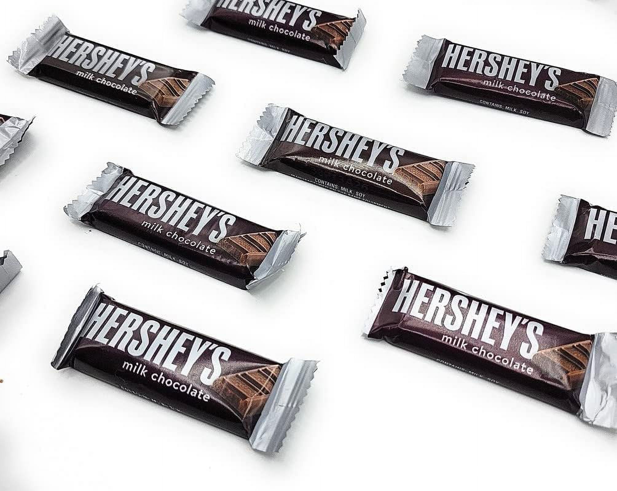 Hershey,S Milk Chocolate Snack Size Candy Bars, Bulk Candy - 2 Pounds (Pack Of 1)