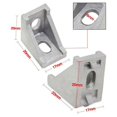 thumbnail image 4 of 50Pcs Corner Bracket 2020 Series Aluminum Profile Connector Set for 6mm Slot, 4 of 10
