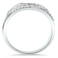 thumbnail image 3 of Pompeii 1/5ct Diamond Crossover Ring 10K White Gold (H/I,I2), 3 of 4