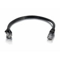 thumbnail image 2 of C2G 8ft Cat6a Snagless Unshielded (UTP) Network Patch Ethernet Cable-Black - Patch cable - RJ-45 (M) to RJ-45 (M) - 8 ft - UTP - CAT 6a - molded, snagless - black, 2 of 4