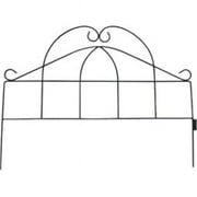 Mintcraft 791947 23 x 17 in. Black Garden Fence