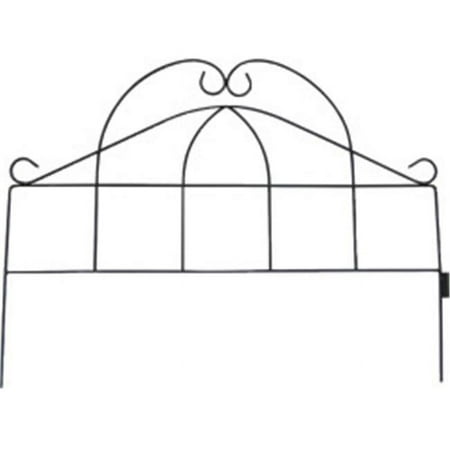 Mintcraft 791947 23 x 17 in. Black Garden Fence
