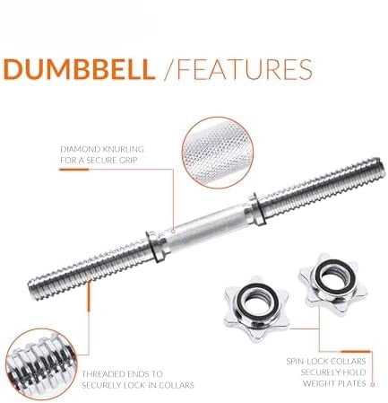 Adjustable Dumbbell Weight Set | Multiple Options Black, 52.5 LB, Single