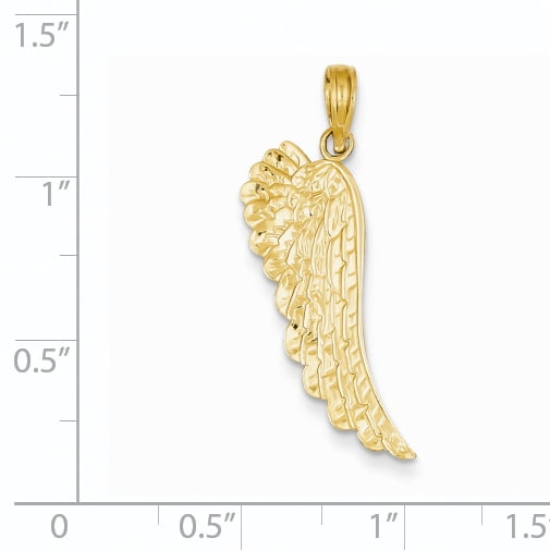 Gold wing pendant hot sale