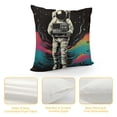 thumbnail image 4 of Autua Rainbow Background Graphic Decorative Cushion Throw Pillow Cover for Home Couch Living Room Bed Sofa - High-Quality Pillow Case 1PC 22x22in, 4 of 5