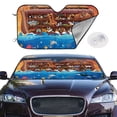 thumbnail image 2 of Daiia Animals On Noah's Ark2 Windshield Sun Shade for Car SUV Truck (Small ), Car Sun Shade Windshield, Car Shades for Front Windows, Sunshade for Car Windshield, 2 of 7
