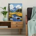 thumbnail image 5 of Mountain Stream Landscape Canvas Print/Wall Art， Perfect for Living Room， Bedroom， Office， Bathroom， and Hallway Decoration., 5 of 8