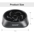 thumbnail image 4 of MateeyLife Slow Feeder Dog Bowls, Non Slip Cat Food Bowls, Bloat Stop Maze Pet Dishes, Interactive Feeder for All Breeds 2 Cup Black, 4 of 7