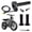 Carbon fiber, variant on Full Twist Throttle Grip for TST R002 Electric Dirt Bike, 3 Pin WP Plug Ebike Accelerator 12V-72V, Carbon Fiber Pattern Assembly Compatible with Dirt Bikes and 22mm Handlebars Replacement Part