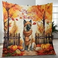 thumbnail image 4 of Happy Thanksgiving Belgian Malinois Give Thanks Fall Beanie Scarf Welcome Quilt Blanket Sheepdog Dog Lover Gifts Cozy Comforter Throw Blanket - 00020, 4 of 5