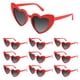 thumbnail image 1 of Lentes de Sol Bouiexye con Forma de Corazón Rojo UV400 para Despedida de Soltera, 1 of 6