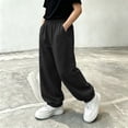 thumbnail image 4 of Youth Boys' Sweatpants 5-15 Years - Soft Jogger Pants with Pockets, Elastic Waist Baggy Pants for Kids School Sports, 4 of 6