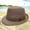 Khaki, variant on Sun Hats for Men Breathable Mesh Short Brim Panama Summer Hats