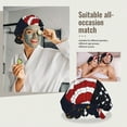 thumbnail image 5 of America Indiana Flag Satin Bonnet Adjustable Hair Bonnet For Sleeping Hair Bonnets For Women Curly Natural Hair, 5 of 8
