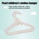 thumbnail image 4 of Percha infantil con perlas y lazos con acabado resistente a la decoloración: percha de plástico resistente con respaldo de metal para vestidos de niños, ropa de mascotas y atuendos de boda: el di, 4 of 6
