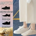 thumbnail image 3 of No Show Womens Socks Antislip Soft Seamless Invisible Liner Flat Cushioned Sock Braided 5 & More Pairs Size5.5-10, 3 of 7