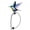 Blue, variant on Regal Art & Gift Rocker Hummingbird Stake - Purple Coronet Metal 42.75" Garden Yard