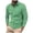 Green, variant on Hiiyo Men's Polo Shirt Solid Color Long Sleeve T-Shirt, Sizes S-XXXL