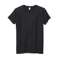 thumbnail image 3 of Hanes 5680 T-Shirt Décontracté pour Femmes, Col Rond, Taille 3, Extra Large, Noir, 3 of 4