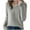 Gray, variant on BXINGOHAI Women's V Neck Sweater Lightweight Soft Pullover Long Sleeve Tops Business Casual Fall Outfits Trendy Blue,L