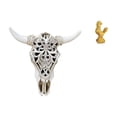thumbnail image 1 of Escultura de pared de resina con forma de cabeza de , decoración de pared, escultura de pollo, figura decorativa de gallo, estatua de animal, patr, 1 of 8