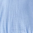 thumbnail image 7 of Hessimy Newborn Baby Girl Summer Outfit Bow Smocked Bubble Romper Doll Collar Plaid Bodysuit Fly Sleeve Jumpsuit Clothes(Sky Blue, 7 of 7