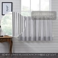 thumbnail image 2 of VHC Brands, Sawyer Mill Ticking Stripe Tier, Black, 36x36, Set of 2, 2 of 5