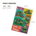 thumbnail image 4 of Lantern Press 1000 Piece Jigsaw Puzzle, Distressed Vector, Collage, Ready To Roam, 4 of 5