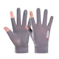 thumbnail image 2 of Guantes de pesca para conducir, guantes de protección solar para mujer, guantes finos de seda helada de verano para hombre, 2 of 3