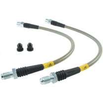 StopTech 950.34503 Stainless Steel Braided Brake Hose Kit; Rear; Fits select: 1997-2000 BMW 528, 2001-2003 BMW 530