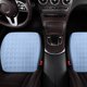 thumbnail image 5 of Cojín de cuero para asiento de coche | Ajuste universal | Toda la temporada | Malla sándwich transpirable | Cubierta completamente cerrada | Soporte cómodo | Artesanía Superior | Azul/Gris |, 5 of 5