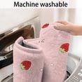 thumbnail image 5 of Strawberry Plants Fruit Bathroom Rugs Mat,Non Slip Microfiber Bathroom Rug,Rubber Backing,Soft Bathroom Mats for Bathroom Floor,Tub and Shower,20x32in(50x80cm), 5 of 5
