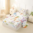 thumbnail image 2 of Erosebridal Cute Bunnies Kids Twin Sheet Sets, Happy Easter Bedding, 3 Pieces, 2 of 5