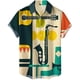 thumbnail image 4 of Camisas casuales de manga corta con estampado de gato negro para hombre, camisa hawaiana de playa de verano con botones para adultos, ropa de moda para hombre., 4 of 6