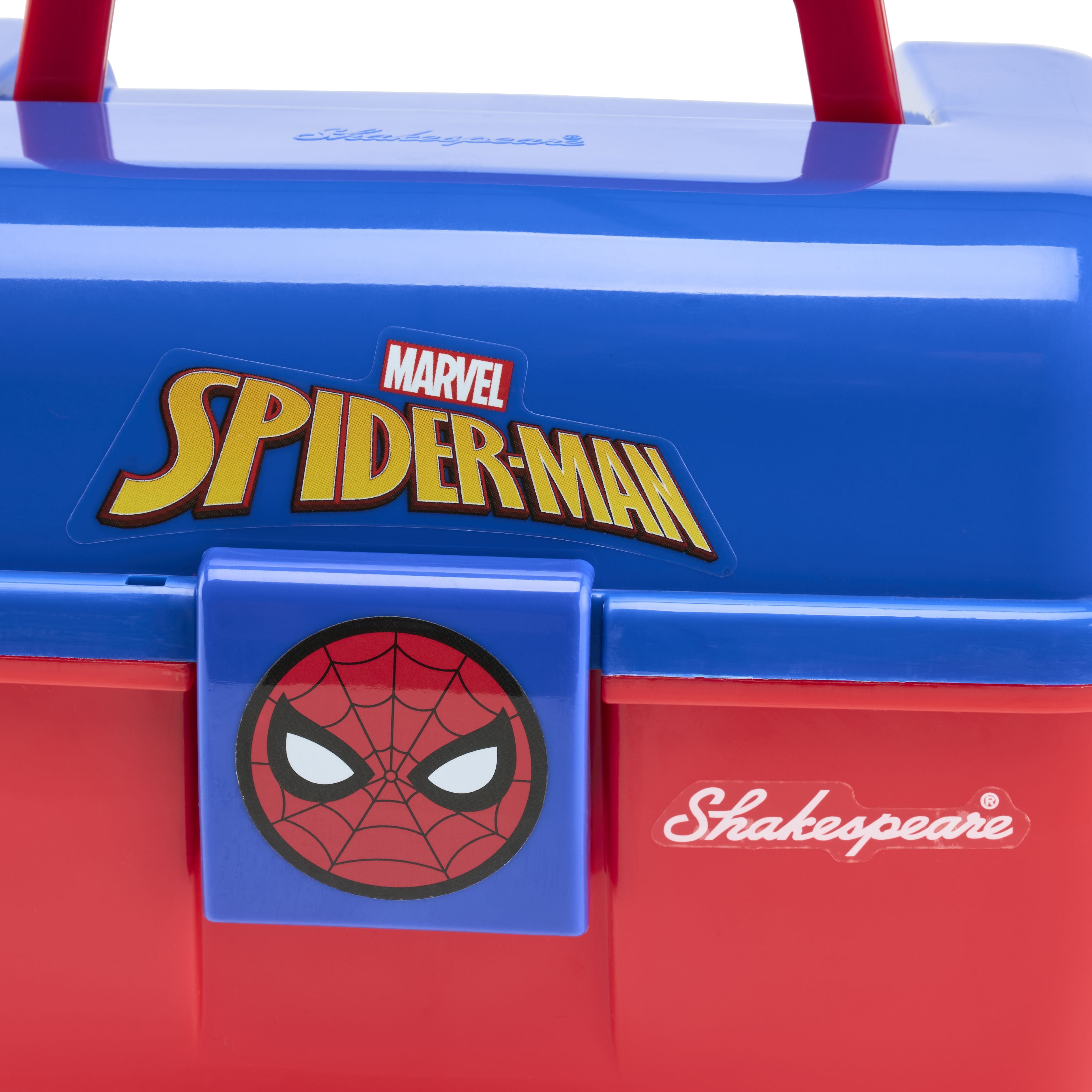 Shakespeare Marvel Spider-Man Play Box, Kids Fishing Tackle Box
