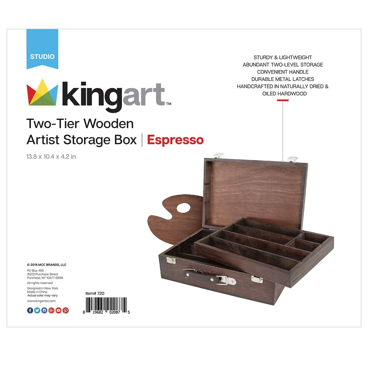 Best sellers plus much more Kingart 2 Tier Wooden Artist Storage