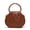 Brown, variant on Mini Round Handbag for Women, Small Circle Purse Crossbody Shoulder Bag