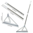 thumbnail image 3 of Multifunction Magic Broom, Squeegee Broom for Floor, Rubber Broom, Silicone Broom for Floor Cleaning, Magic Broom Sweeper for Living Room, Kitchen, Bathroom-Easy Dry The Glass (Grey, 12.6 INCH), 3 of 7