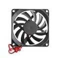 thumbnail image 3 of 12V 2-Pin 80x80x10mm PC Computer CPU System Heatsink Brushless Cooling Fan 8010, 3 of 7