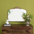 thumbnail image 6 of A&B Home Gold Arch Mirror with Metal Frame, 40"x31" Wall Decor, 6 of 8