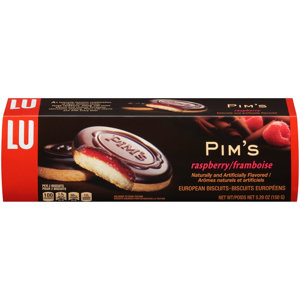 LU Pim's Raspberry European Biscuits, 5.29 Oz.