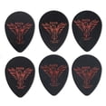 thumbnail image 1 of Raven Small Teardrop Guitar Picks, Black - 0.80 mm - 72 Pieces, 1 of 1