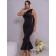 thumbnail image 4 of Vestido largo sin mangas con espalda descubierta para mujer, vestido elegante y sexy ajustado Y2K de verano 2024 para fiesta de cumpleaños y discoteca, 4 of 4
